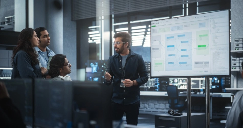 About Vxceed page visual representing how Vxceed enables AI-driven SFA and DMS transformation for global CPG brands.